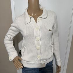 Lacoste Women’s Cream Sweater