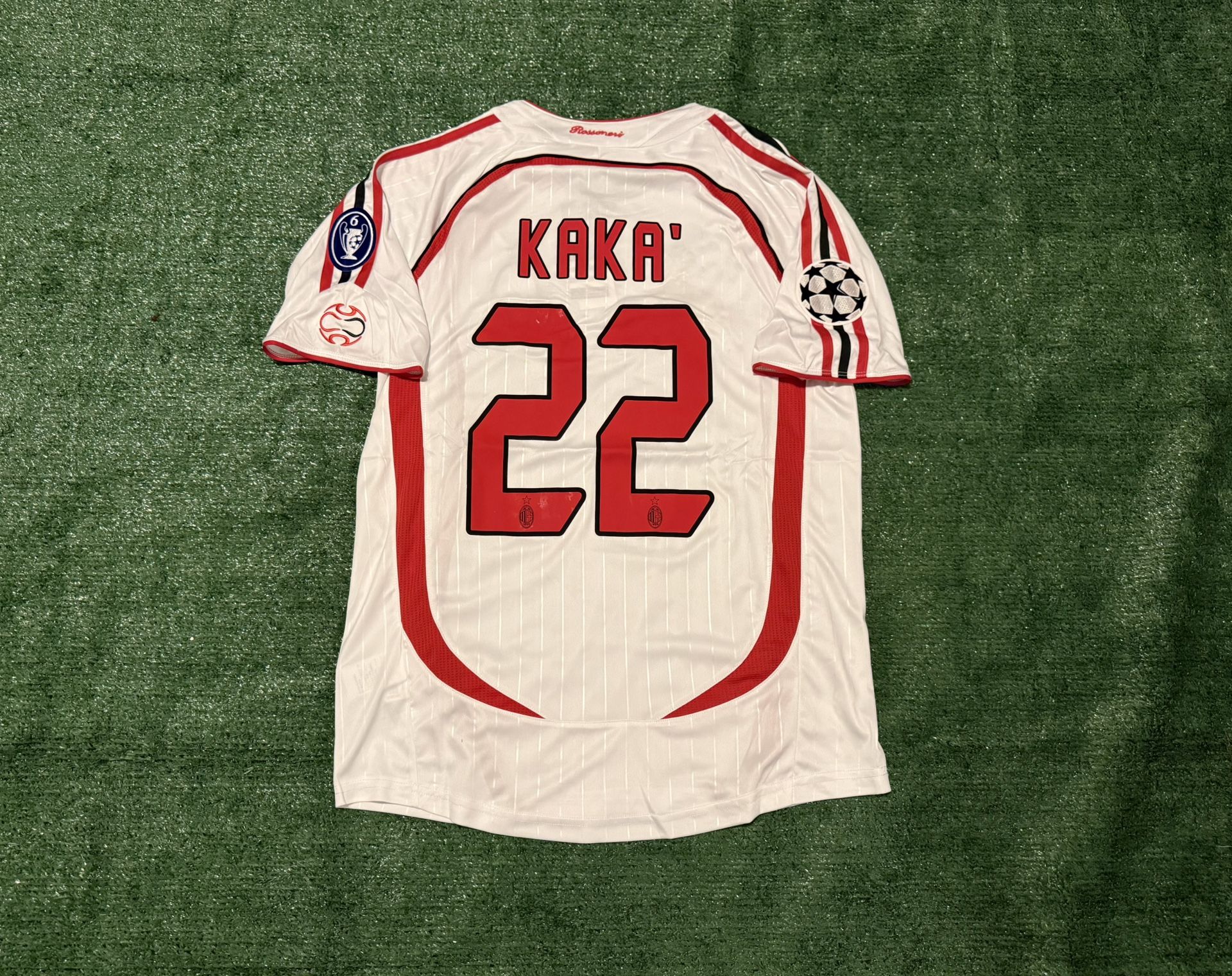 Kaka #22 Ac Milan UCL 2007 Final Jersey