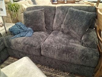 Plush soft loveseat