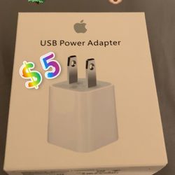 Apple 5 watt usb adapter charger