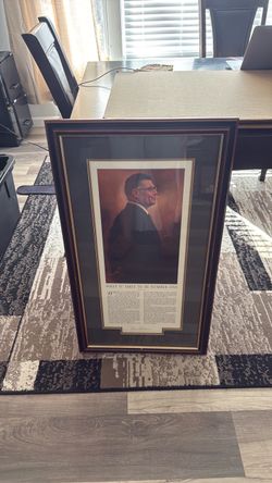 Vince Lombardi 'What It Takes To Be Number One' Framed Print