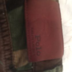 POLO CORDUROY CAMO PANTS