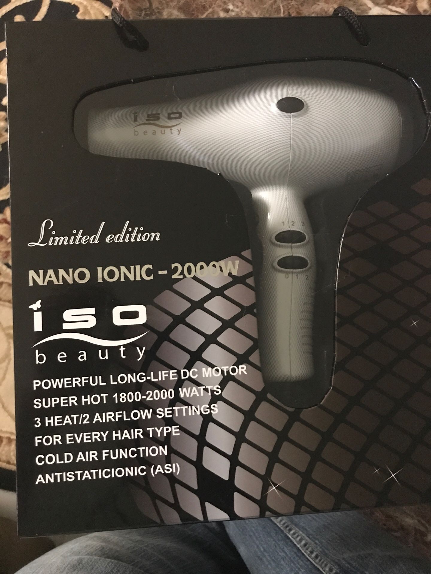 ISO beauty Nano Ionic - 2000w Professional Hair Dryer