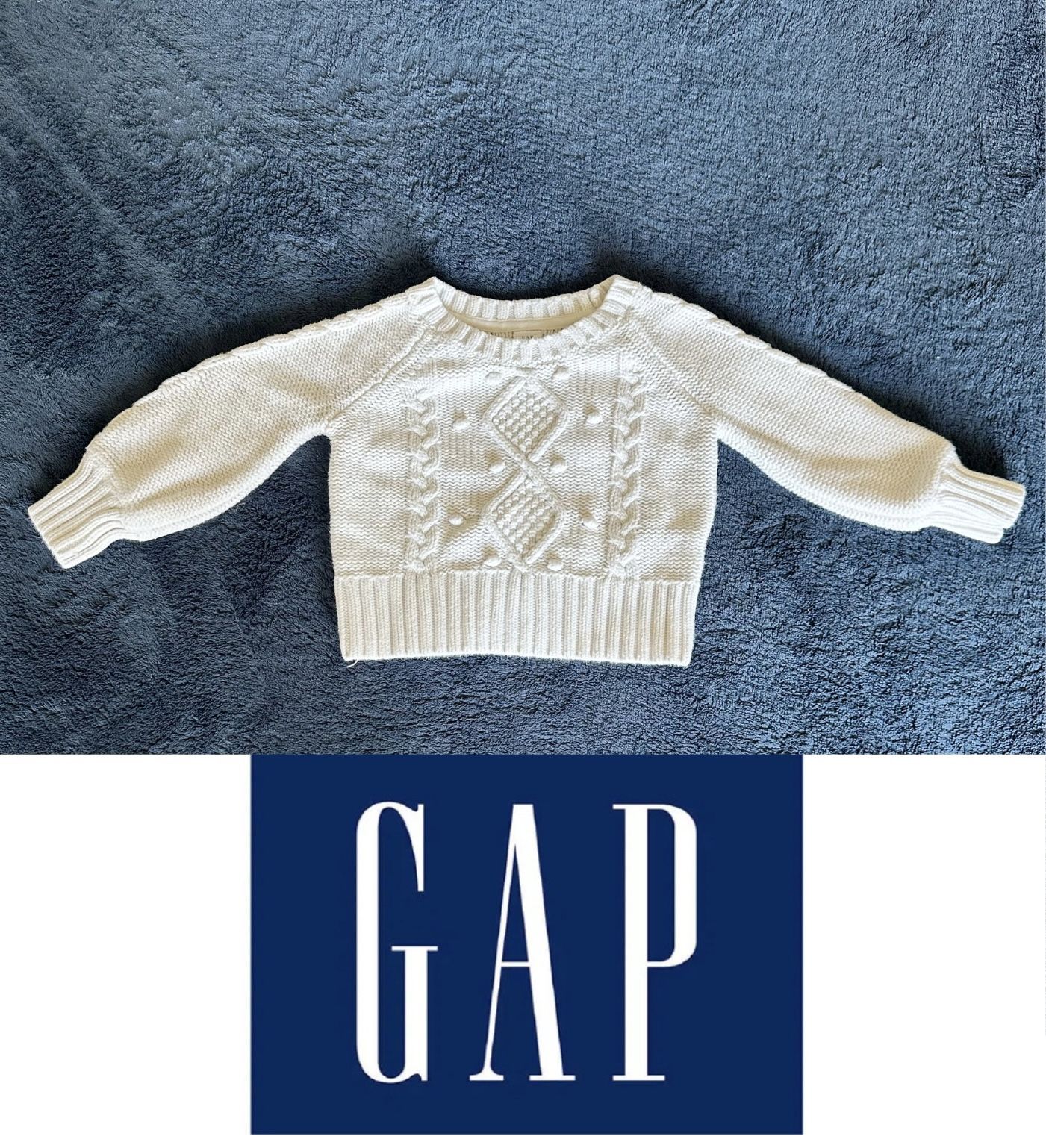 BABY GIRL Gap Knitted Sweater | Size 18-24 months