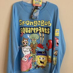 Spongebob Squarepants Sweatshirt And Mask Set New