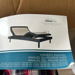 King Sz Tempurpedic Ergo Extended Smart Base Adjusting And Massaging  Bed Frame