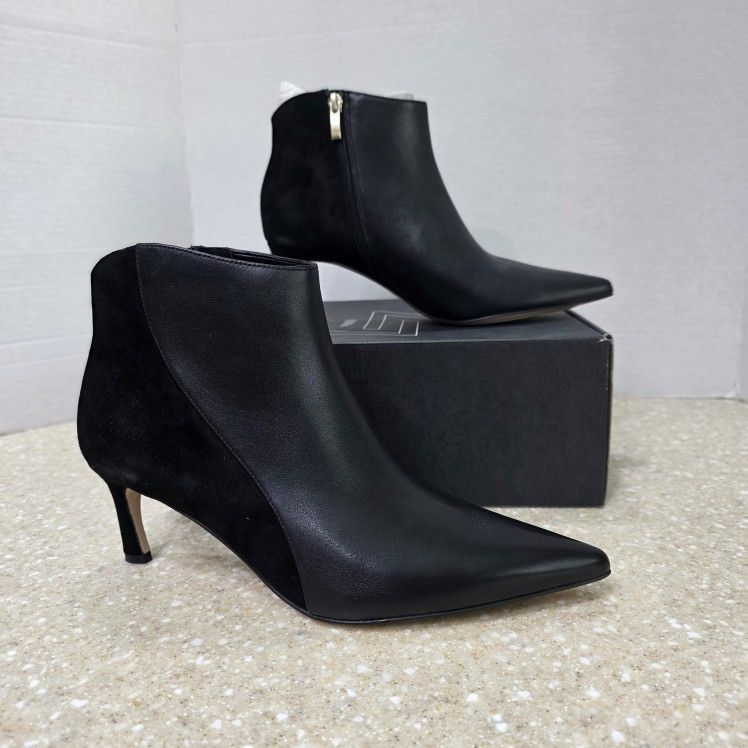 Naturalizer 27 Edit Felix Booties Leather Black Women's Size 9 NIB