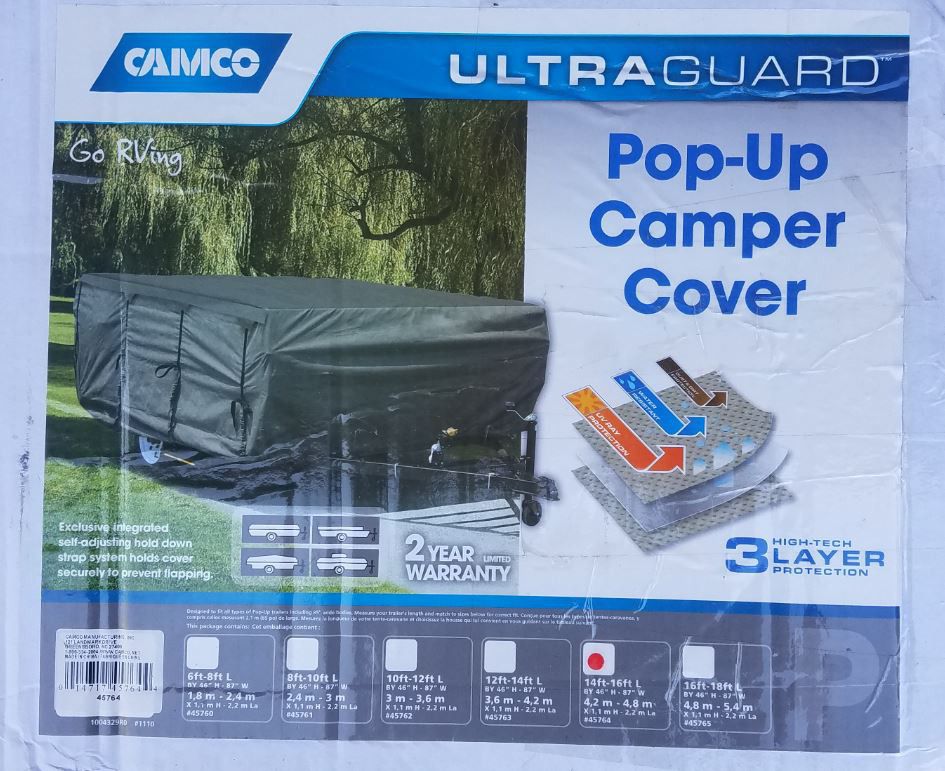 Camco Ultraguard Pop-Up camper cover