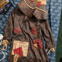 Scary Scarecrow Costume Girl Size  Small
