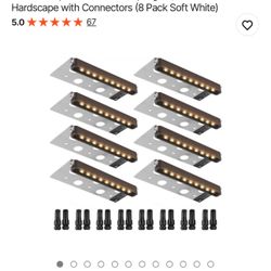 VEVOR LED Hardscape Lighting, 6.8 Inch Retaining Wall Lights