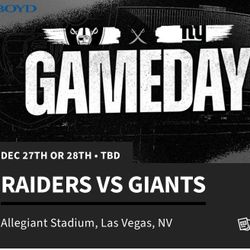 Giants vs Raiders 