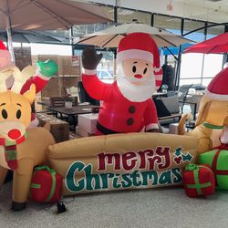 🎄 Bring the Holiday Spirit to Life with This Eye-Catching Christmas Inflatable! 🎅 TU-YY-SS