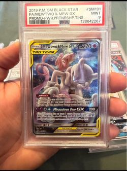 Mewtwo and mew GX # SM191