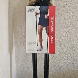 New Balance Trekking//Walking Poles Adjustable For ALL Heights - New $20 Firm