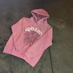 Pink Spider Hoodie