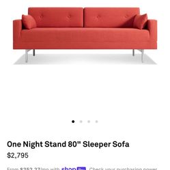 Modern Sleeper Sofa From Designer brand Blu Dot - Can Deliver Local