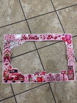 Valentine's Day Photo Booth Frame