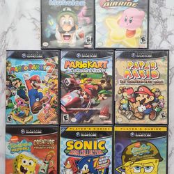 Nintendo GameCube Games, Mario, Kirby, Smash Bros And More  READ DESCRIPTION!!! 