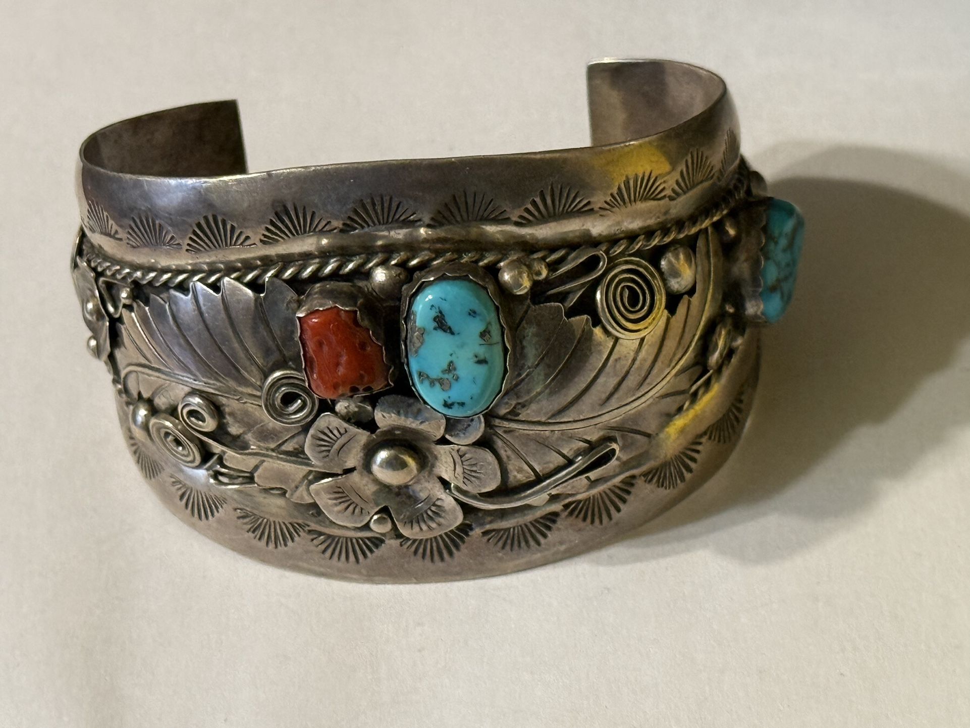 Native American Verna Blackgoat Cuff Bracelet