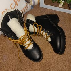 Super Cute Size 8 Black Boots