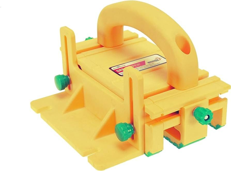 GreMICROJIG GRR-RIPPER GR-100 3D Table Saw Pushblock, Yellow