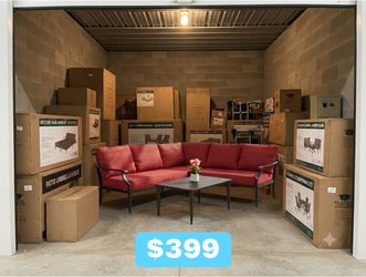 In stock patio furniture in Houston (sand day delivery,zero interest payment plan)