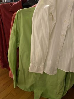 Men’s long sleeve button down shirts (small)