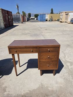 Mid-Century Modern Walnut Writing Desk