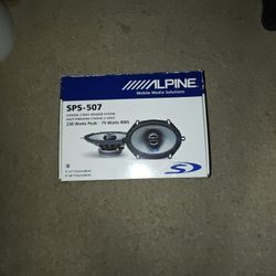 Alpine Speakers New In Box