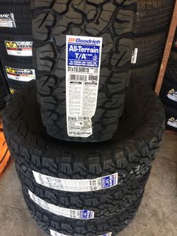 4 Brand New 31x10.5r 15 BF Good Rich Ko2 All Terrian Tires 