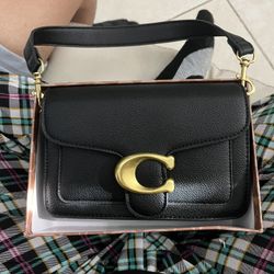 tabby shoulder coach bag black 