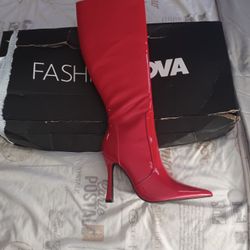 Brand New  Red Boots