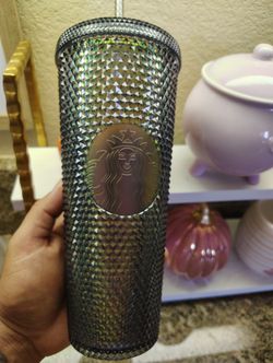 New Starbucks Black Studded Tumbler 2020 Venti 24Oz Cup Iridescent Dark  unicorn for Sale in Fontana, CA - OfferUp