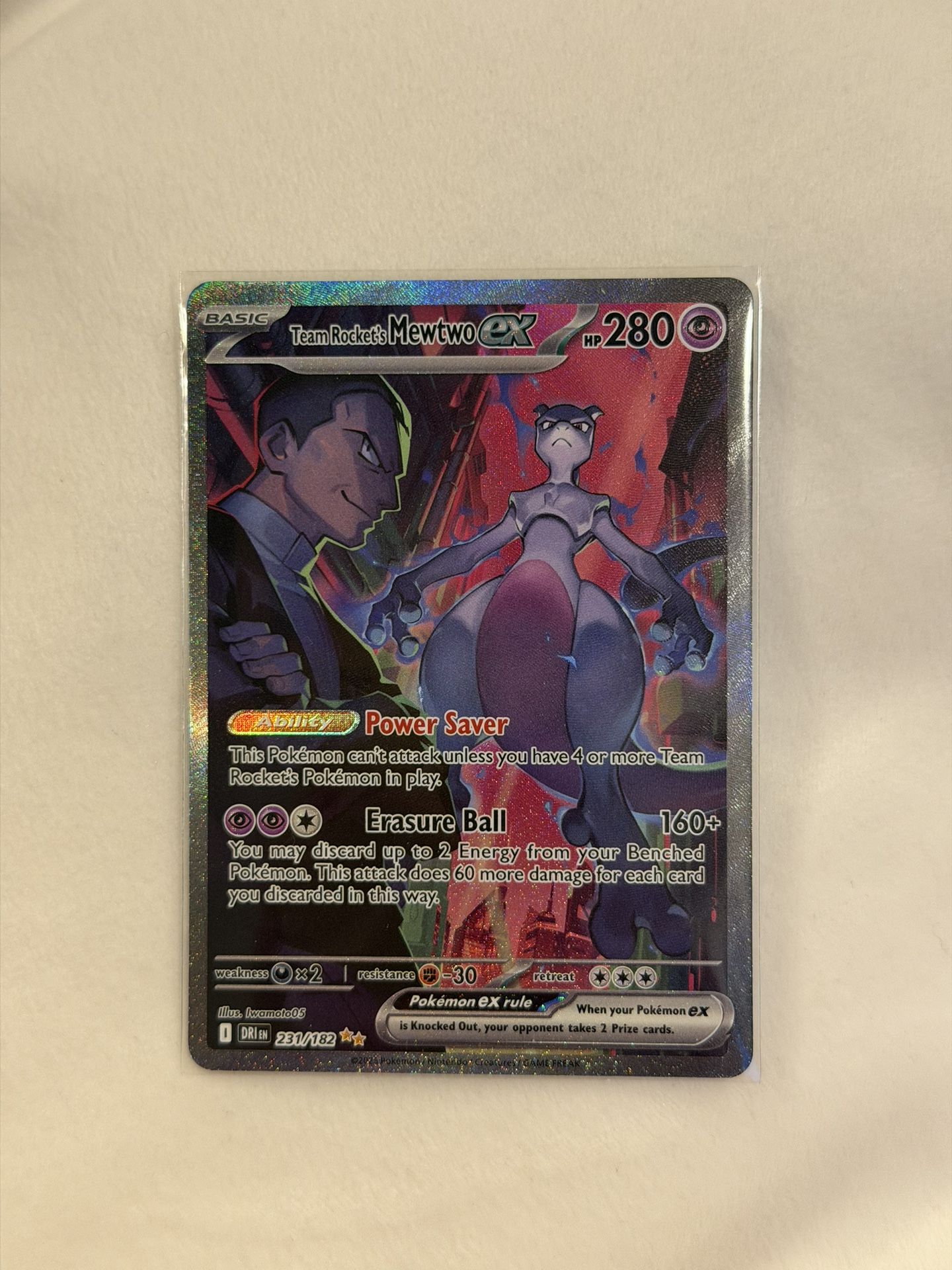 Team Rocket’s Mewtwo Ex SIR