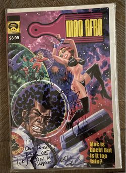 MAC AFRO #? - Atomic Basement - SIGNED by Creator - Afrofuturism - Rare Indie Comic