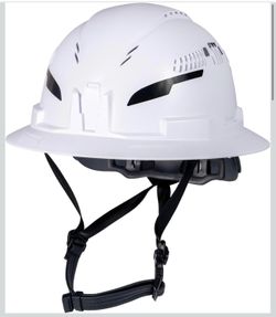 Klein Tools Type 2 Hard Hat, Vented Full Brim, Class C, 6-Point Suspension with Accessory Mounts