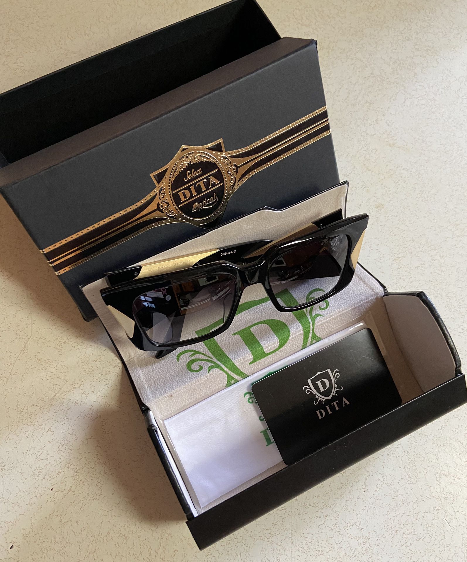 Dita Dydalus - Limited Edition Unisex Sunglasses - Black