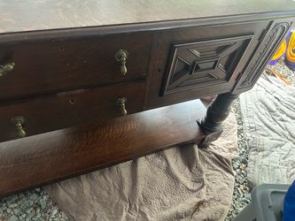 Buffet table