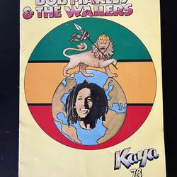 Bob Marley and the Wailers Kaya 78 Tour Program