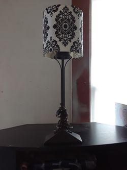 Metal base lamp heavy
