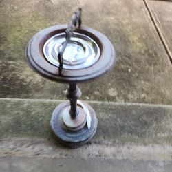 Vintage Standing Brass Ashtray