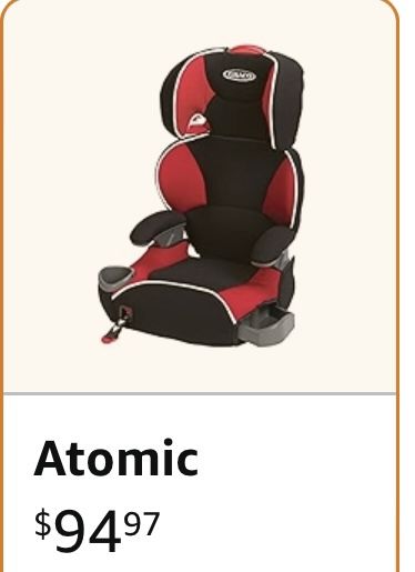 New Graco Affix Highback Booster Seat with Latch System, Atomic