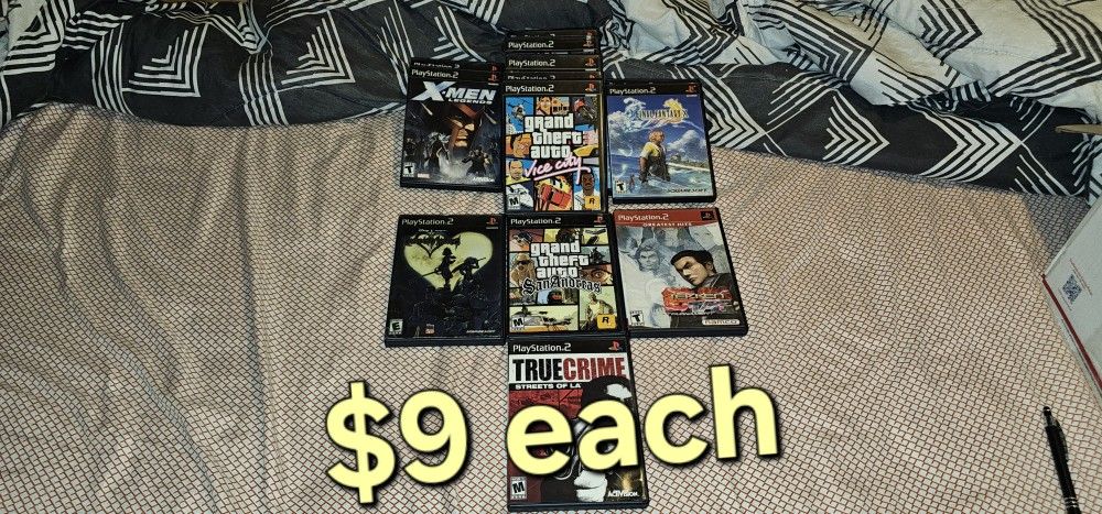 Ps2 Playstation 2 Games $9 Each