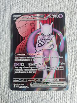 Team Rocket's Mewtwo ex - 213/182 - Destined Rivals NM