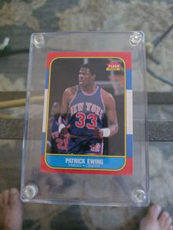 1986 Patrick Ewing Rookie card