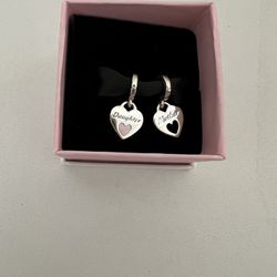 Authentic Pandora Mother Daughter Charms