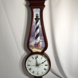 Vintage Beautiful Cape Hatteras Lighthouse Clock