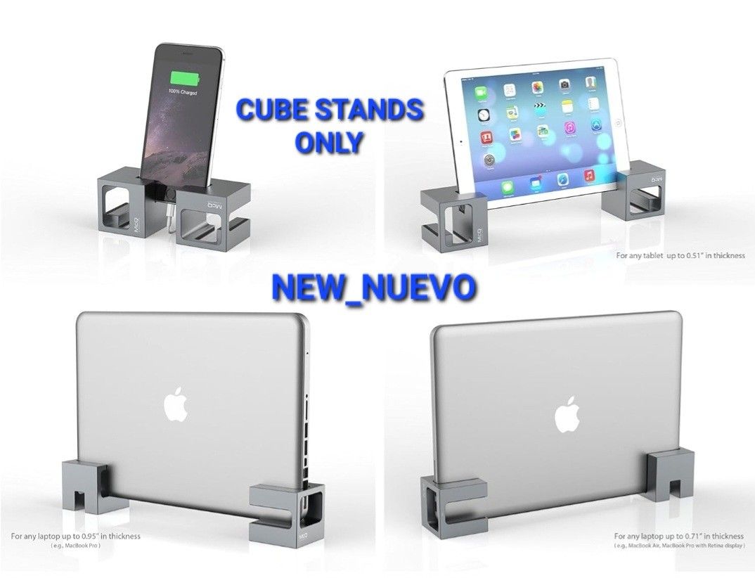 Multi-Functional Stand for Computer Notebook, Tablet & Smart Phone [Gray]