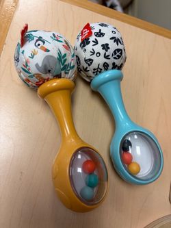 Fisher Price Baby Rattle Maracas Set of 2