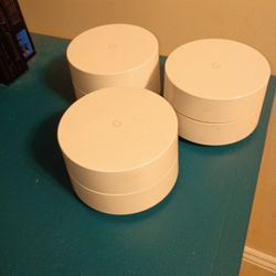 1st Gen Google Mesh Wifi. Three Access Points